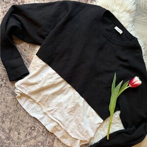 Zara Black and White Women's Sweater